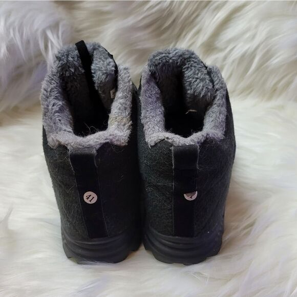 Black BomKinta Fur Lined Winter Boots. - Picture 4 of 6
